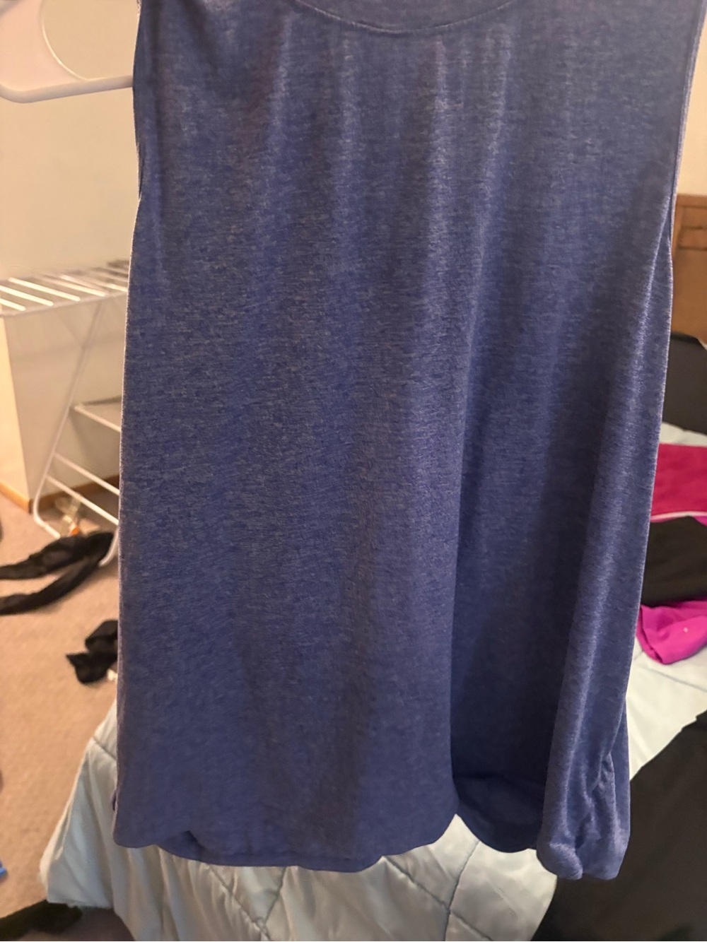 Fabletics Blue A-Line Tank Top